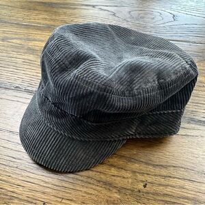 Janie and Jack Gray Corduroy Hat